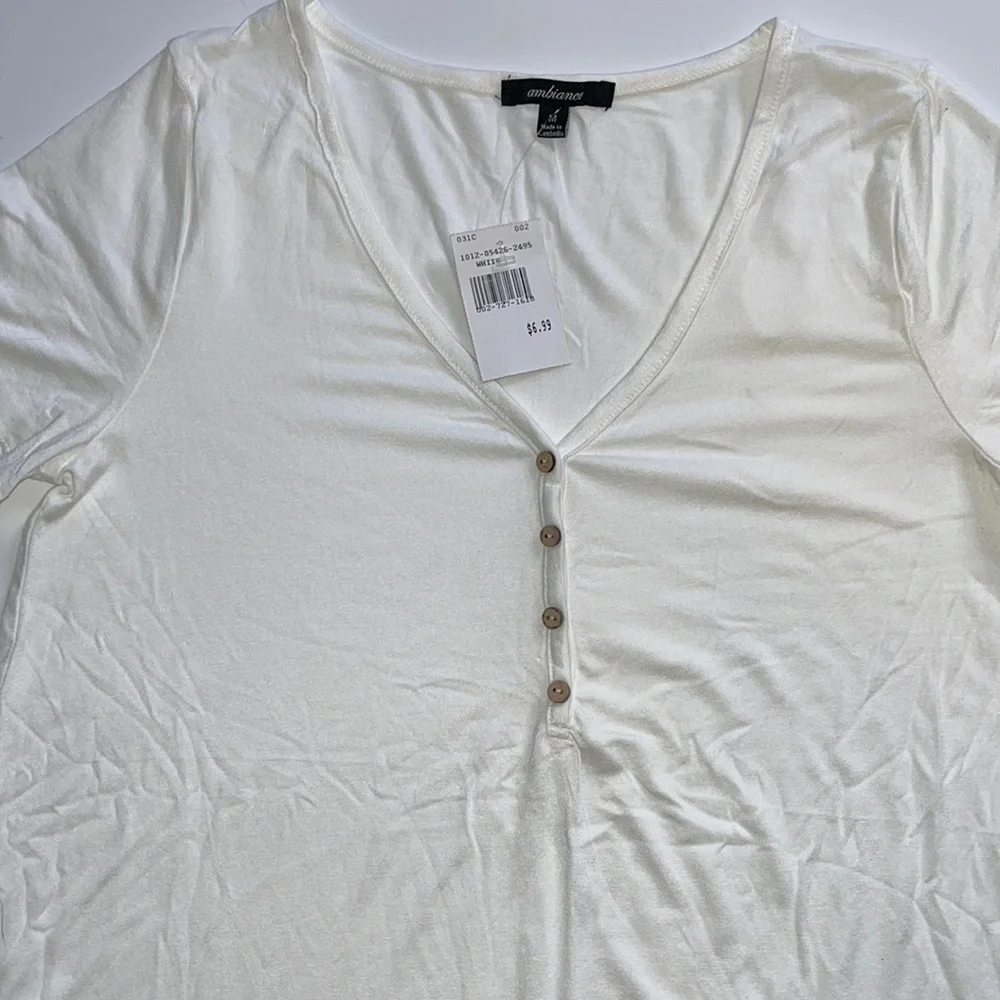 Ambiance V-Neck Short Sleeve Shirt Bundle | Light Weight & Stretchy | 2 for 1 - Picture 8 of 11